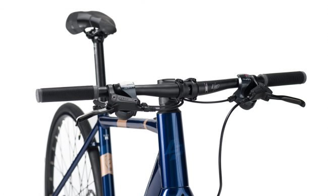 flat handlebars on road bike