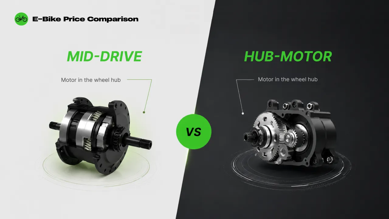 Mid-Drive vs Hub Motor E-Bike